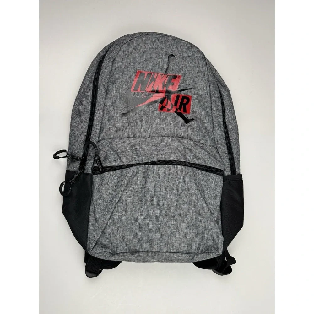 Nike Air Jordan Jumpman‎ Carbon Heather Boys Large Backpack 9A0381-GEH New